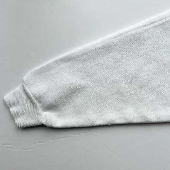 Vintage UNC Tar Heels Tultex Crewneck Sweatshirt Play Win White Carolina Blue L - Picture 10 of 11